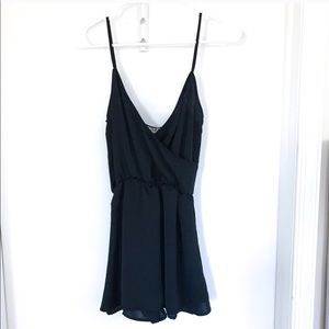 UO black dress with shorts attached (ROMPER)